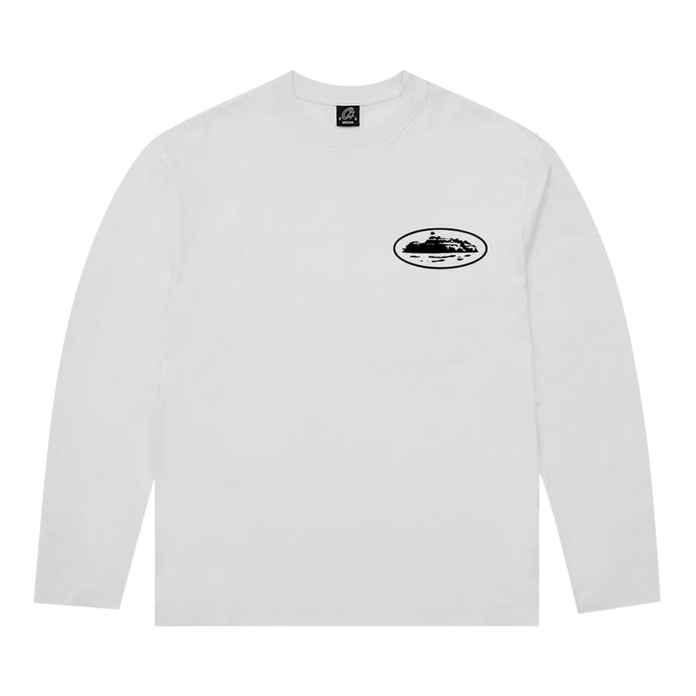 Corteiz OG Island Long-Sleeve T-Shirt White