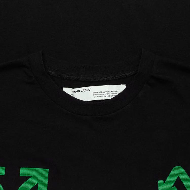 Off-White Universal Key Shorts-Sleeve Over T-Shirt Black/Mint