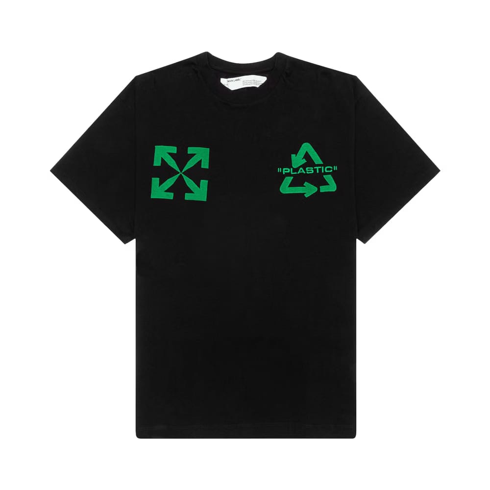 Off-White Universal Key Shorts-Sleeve Over T-Shirt Black/Mint