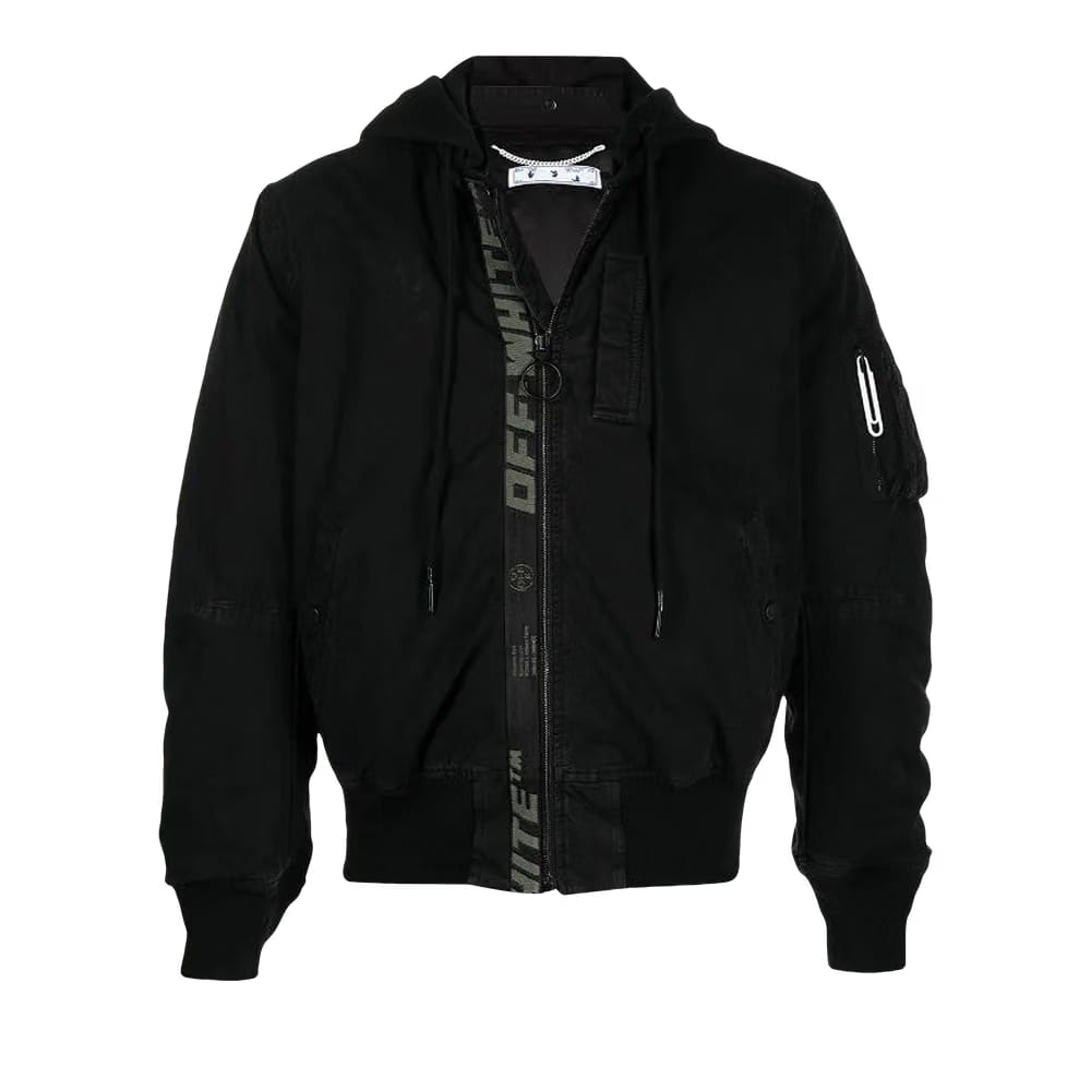 Off-White Vintage Arrow Bomber Black/White