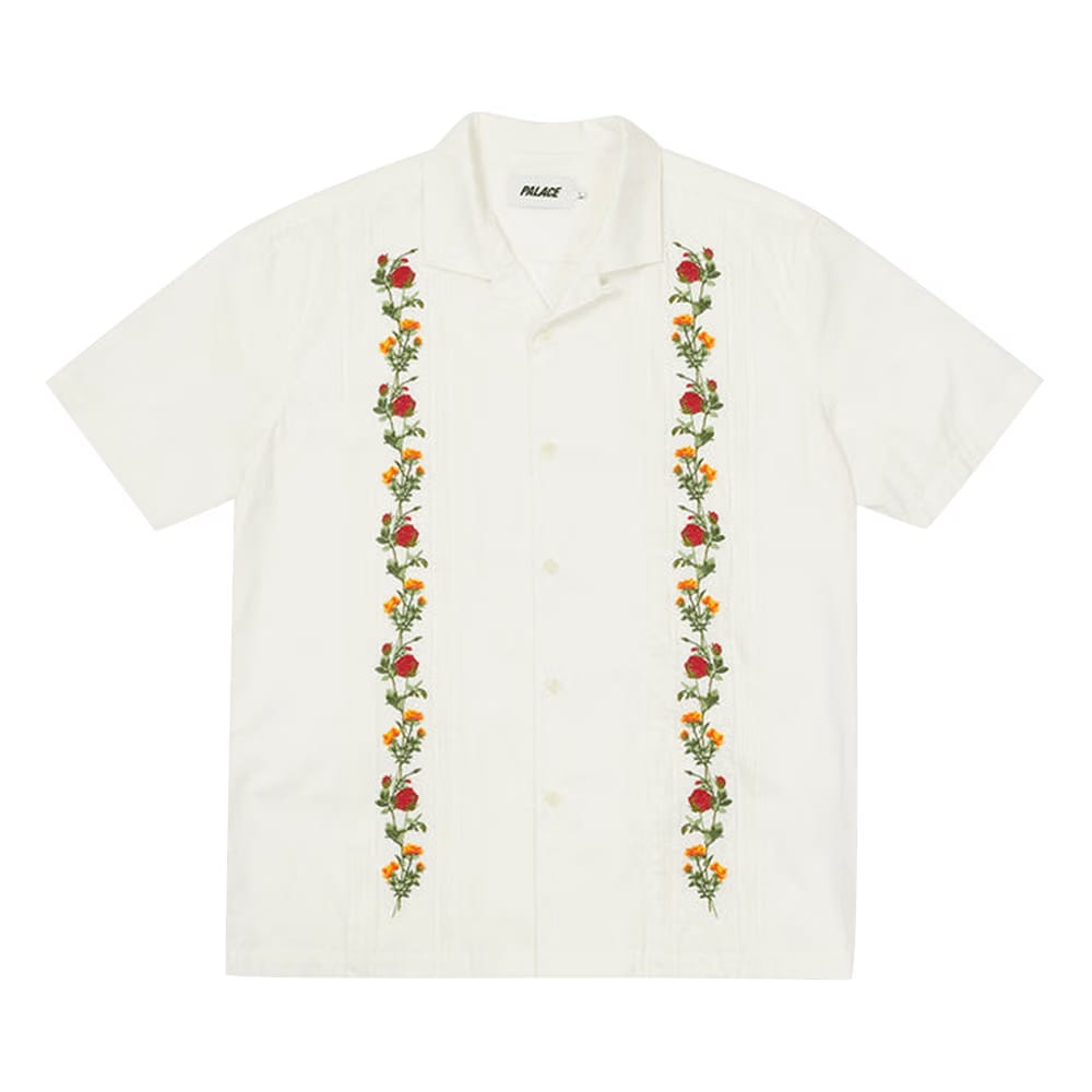 Palace Rose Chain Shirt White