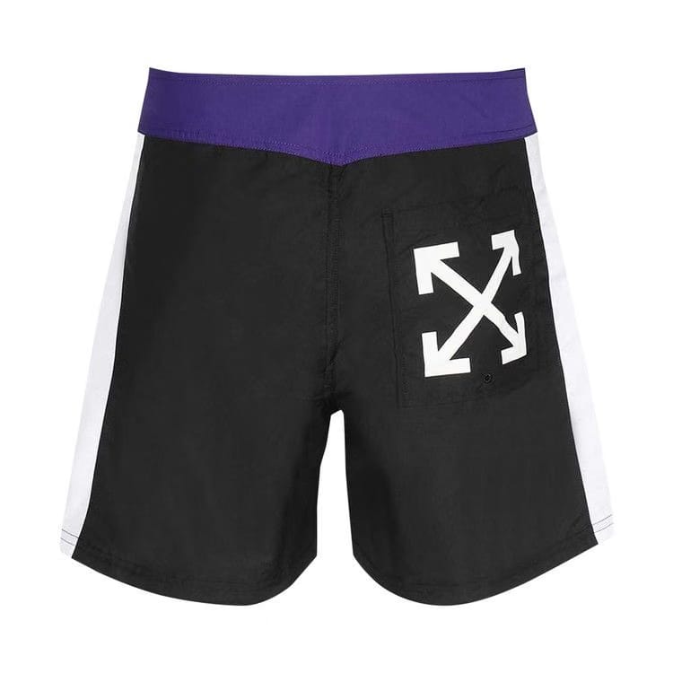 Off-White Arrow Block Sunset Swimshorts Black/Purple