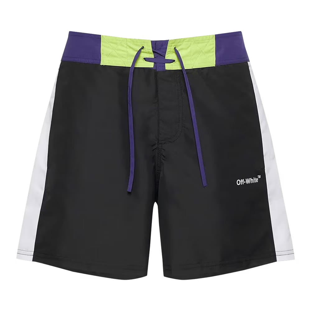 Off-White Arrow Block Sunset Swimshorts Black/Purple