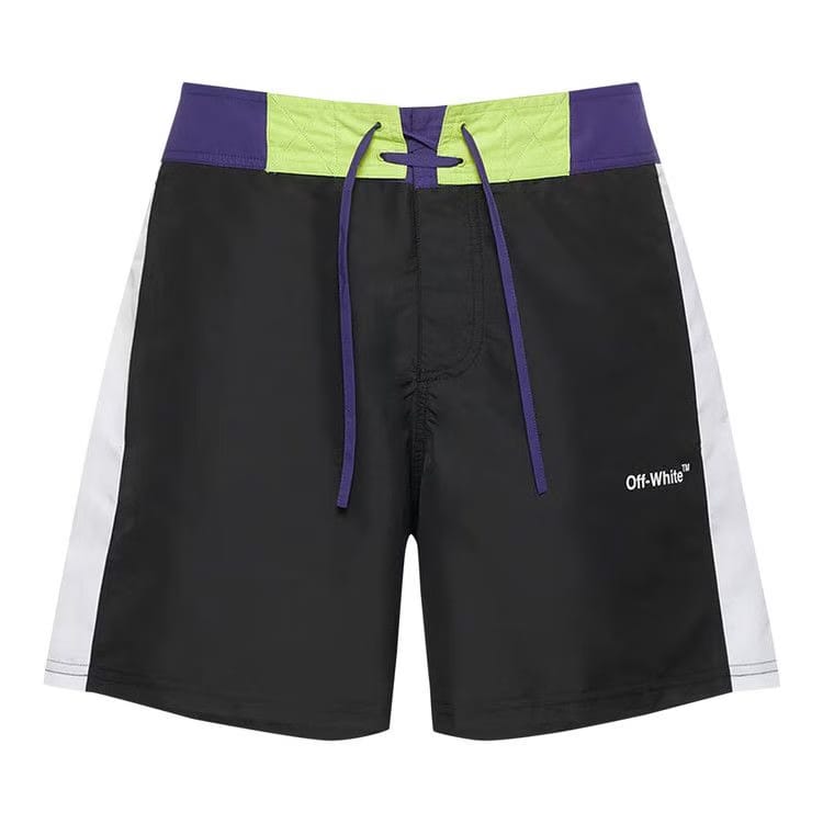 Off-White Arrow Block Sunset Swimshorts Black/Purple