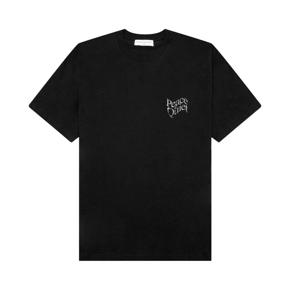 Museum of Peace & Quiet Warped T-Shirt Black
