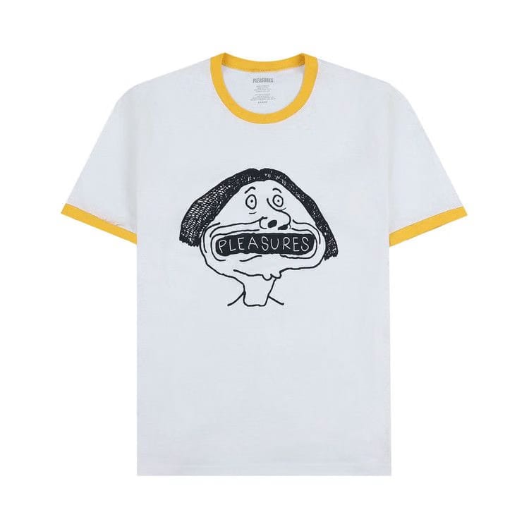 Pleasures Mouthful Ringer T-Shirt Natural