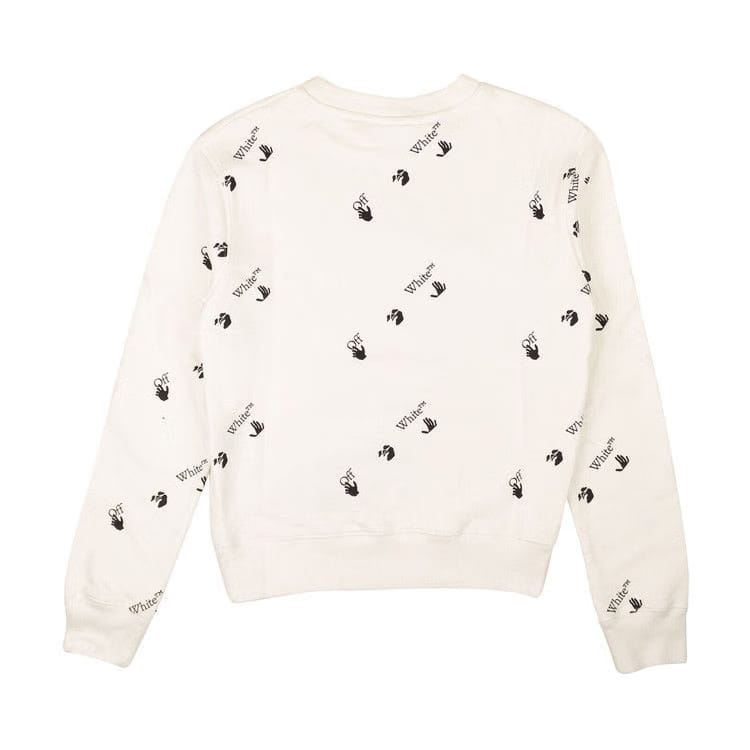 Off-White Slim Allover Crewneck White