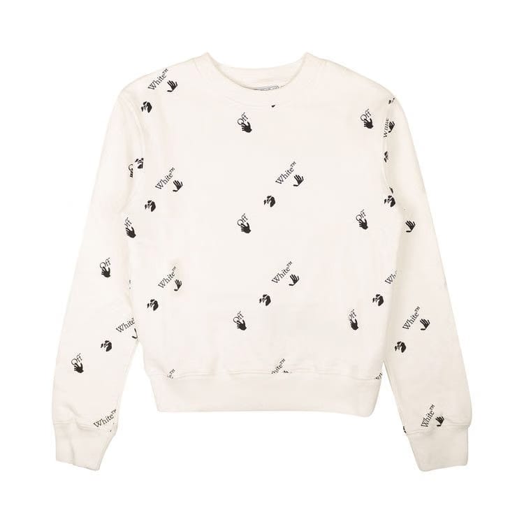 Off-White Slim Allover Crewneck White