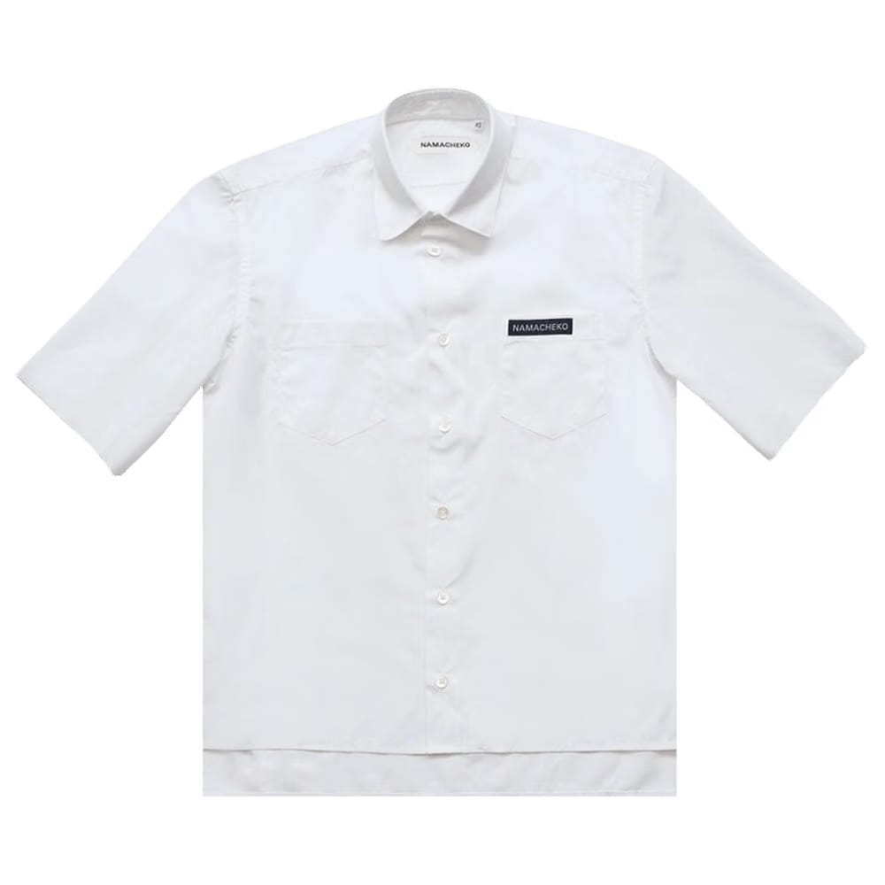 Namacheko Shorts-Sleeve Guardia Shirt White