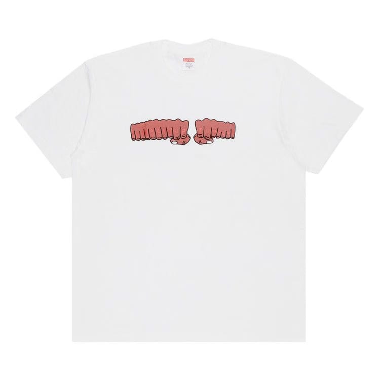 Supreme x Toy Machine Fist T-Shirt White