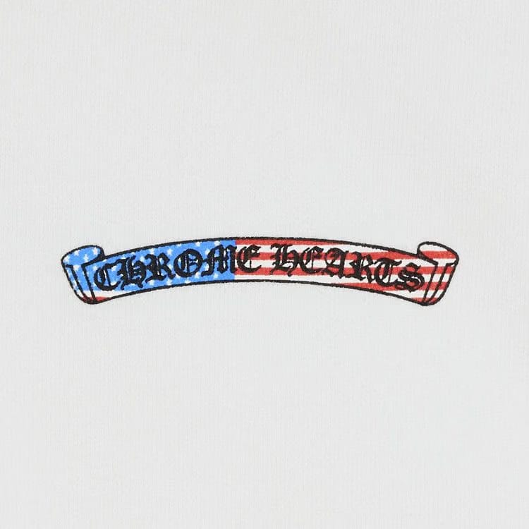 Chrome Hearts x Matty Boy 4th Of July Hoodie White