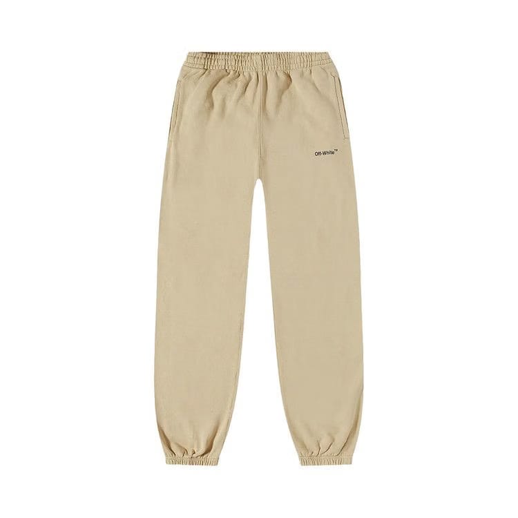 Off-White Caravaggio Diag Slim Sweatpant Dark Sand/Black