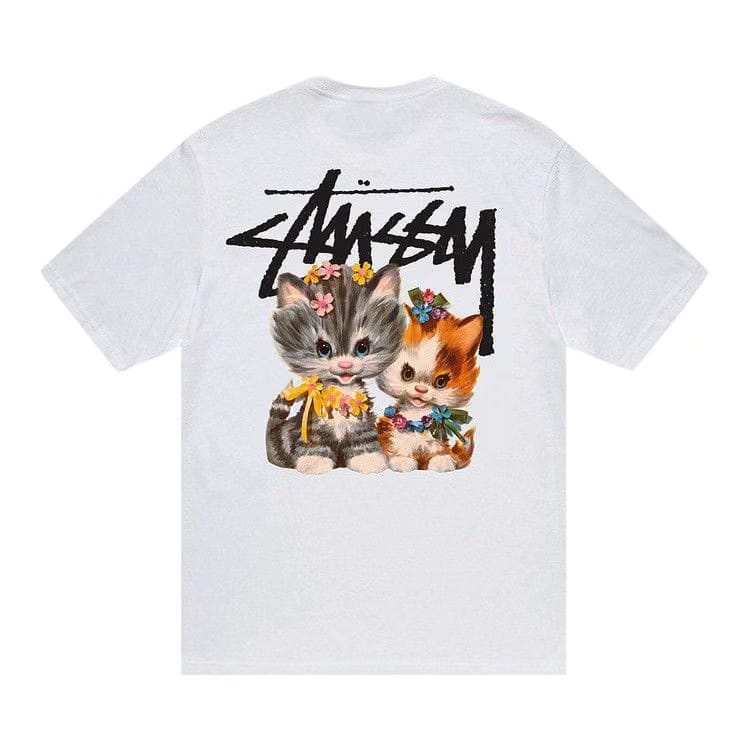 Stussy Kittens T-Shirt White