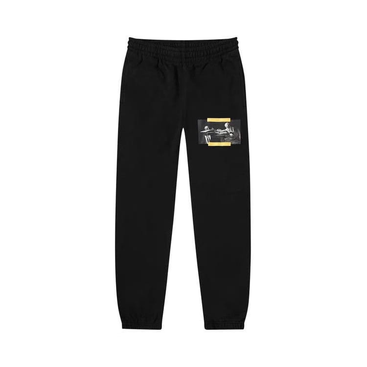Off-White Carav Painting Slim Sweatpant Black/Multicolor