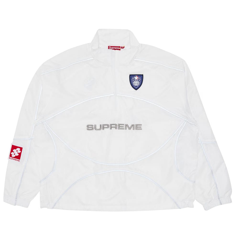 Supreme Reflective Piping Pullover White