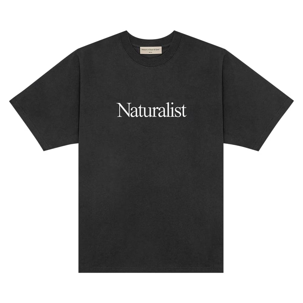 Museum of Peace & Quiet Naturalist T-Shirt Black