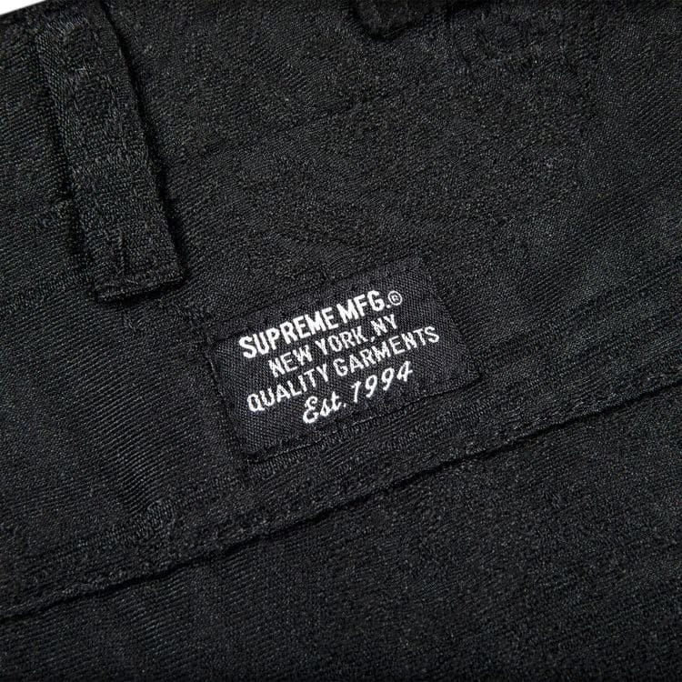 Supreme Floral Tapestry Cargo Pant Black