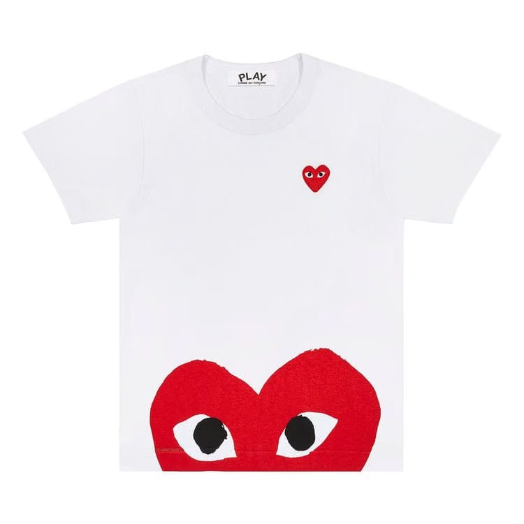 Comme des Garçons PLAY Heart Emblem T-Shirt White/Red