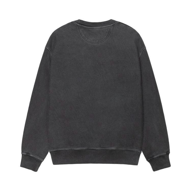 Stussy Jumbo Crew Pigment Dyed Black