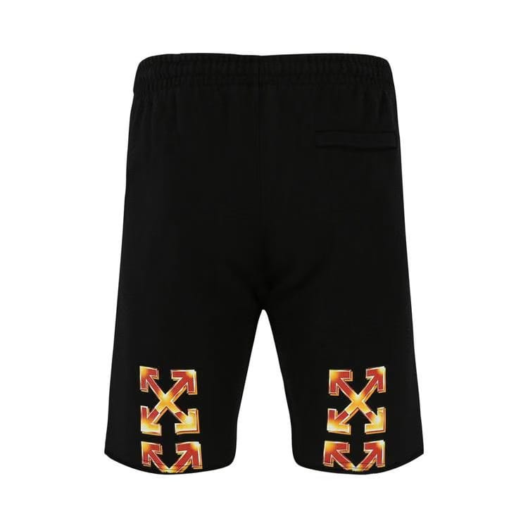Off-White Metal Arrow Sweatshort Black/Orange