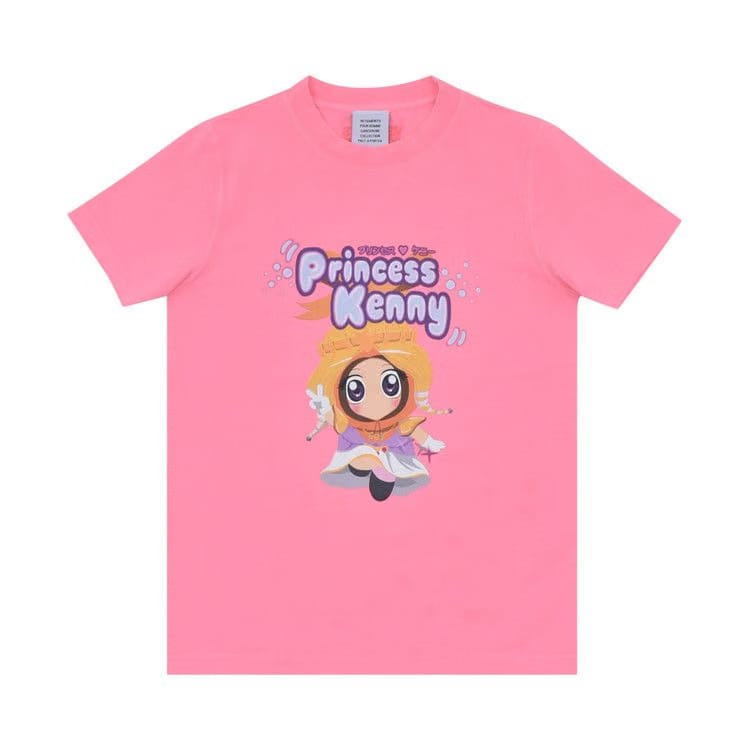Vetements Princess Kenny Fitted T-Shirt Hot Pink