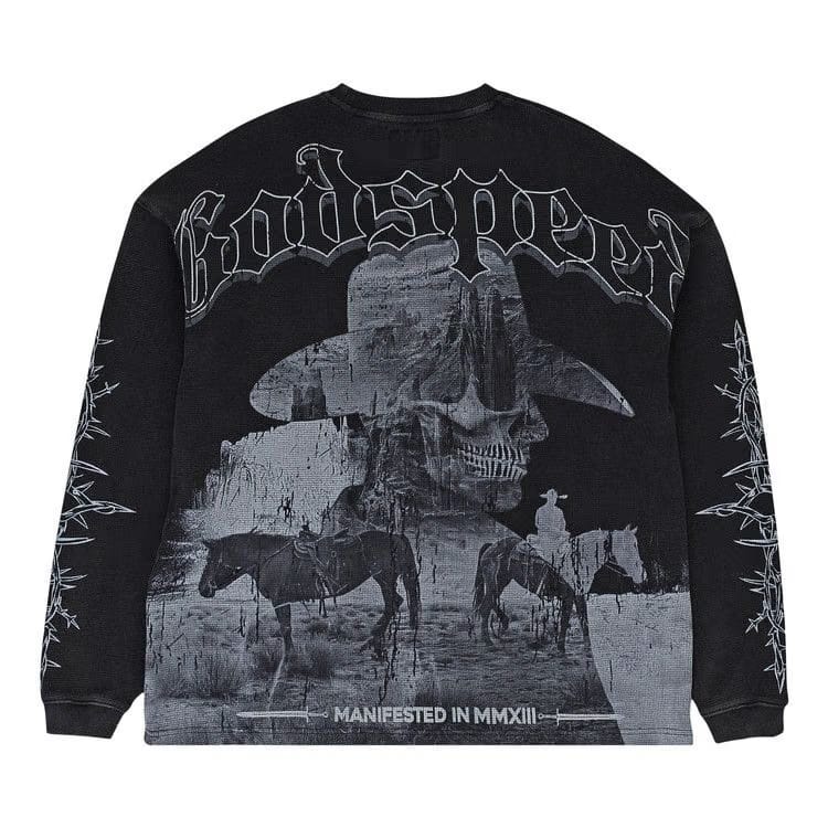 Godspeed Once Upon A Time Thermal Long-Sleeve T-Shirt Black Wash