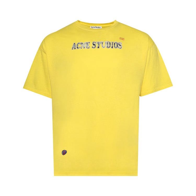 Acne Studios Logo T-Shirt Bright Yellow