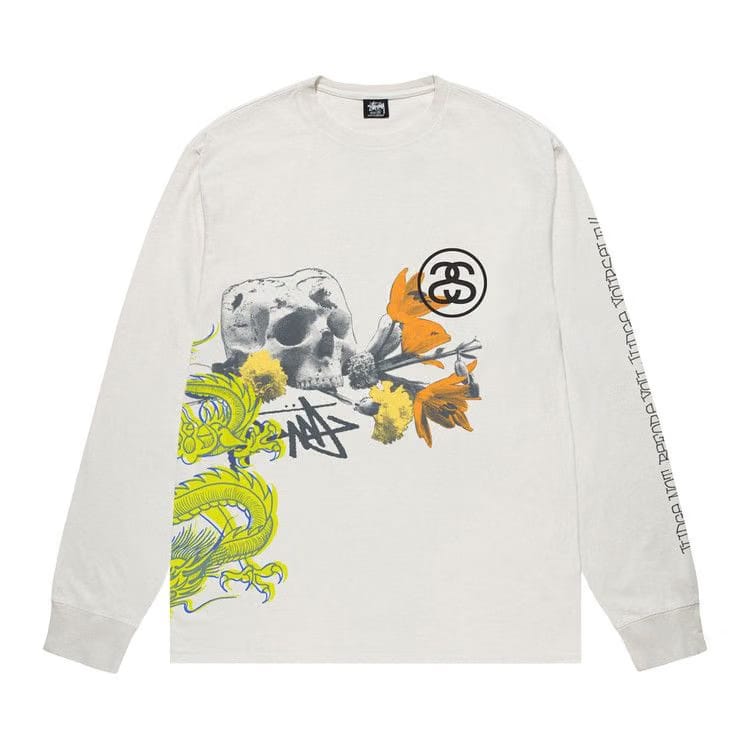 Stussy Strike Long-Sleeve T-Shirt Natural