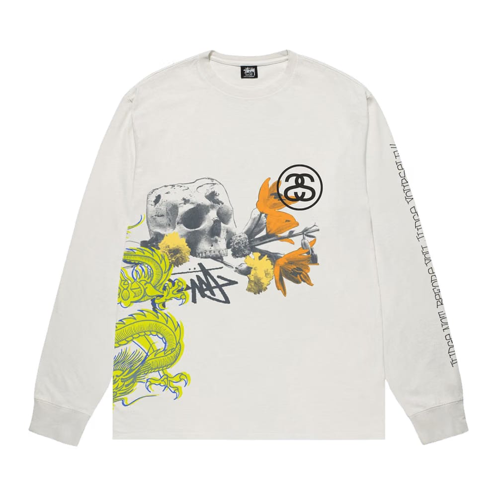 Stussy Strike Long-Sleeve T-Shirt Natural