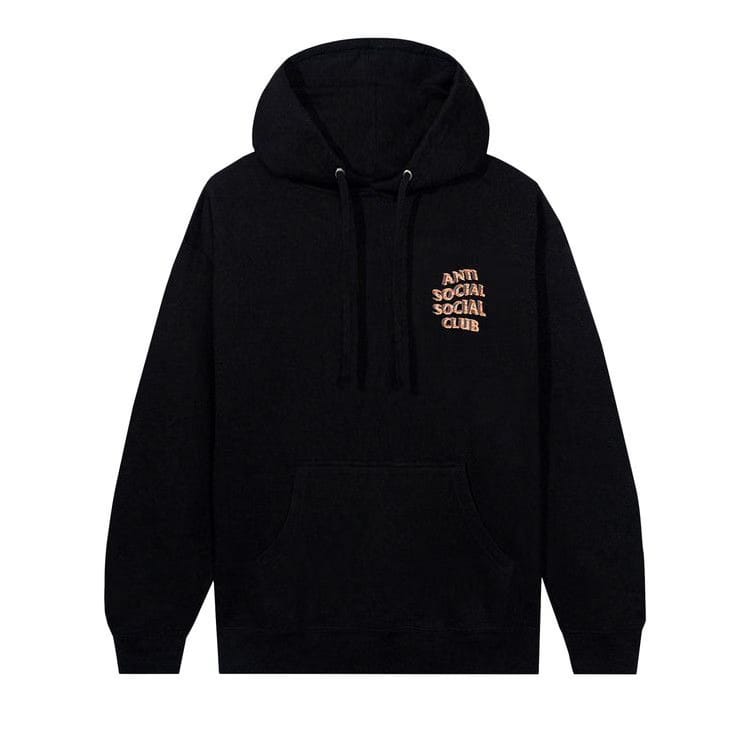 Anti Social Social Club White Picket Fence Hoodie Black
