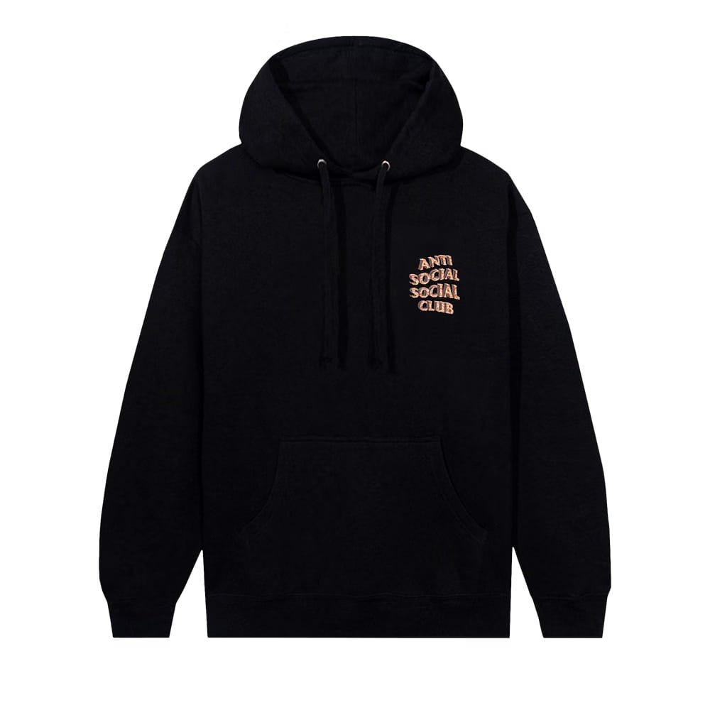 Anti Social Social Club White Picket Fence Hoodie Black