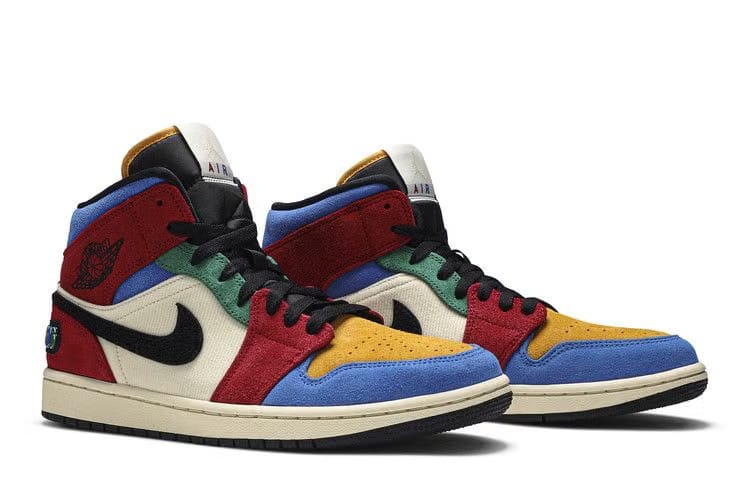 Blue The Great x Air Jordan 1 Mid Fearless