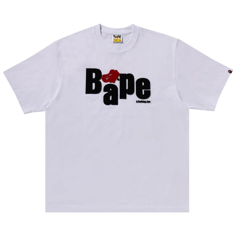 BAPE Heart Ape Head Relaxed Fit T-Shirt White