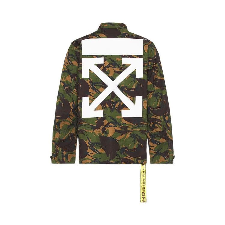 Off-White Camo Patch Field Jacket Army Green