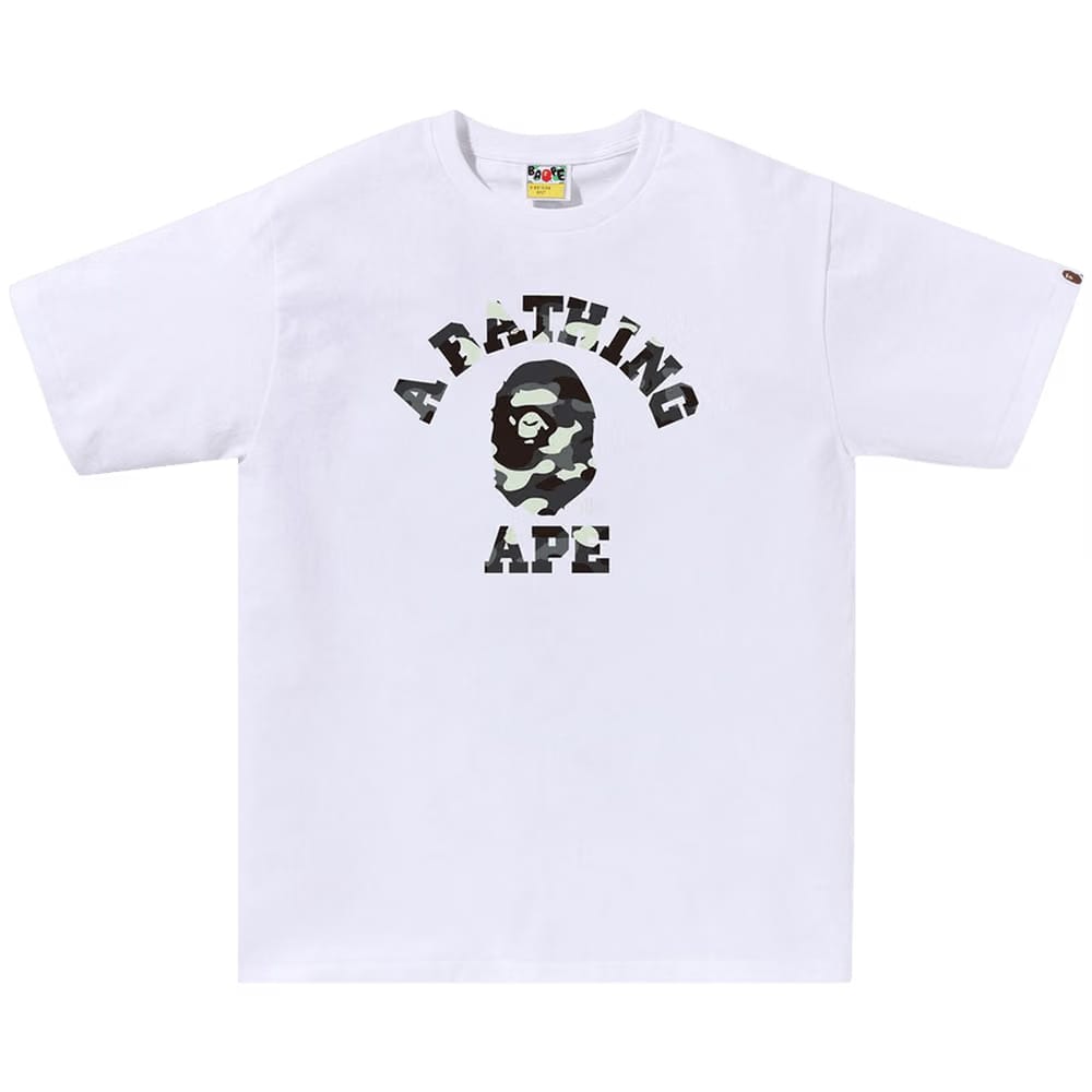 BAPE City Camo College T-Shirt White