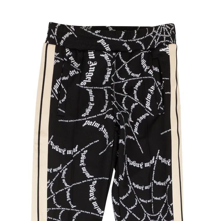 Palm Angels Spider Web Classic Track Pant Black/Off White