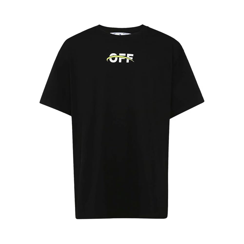 Off-White Industrial Over Shorts-Sleeve T-Shirt Black/Green