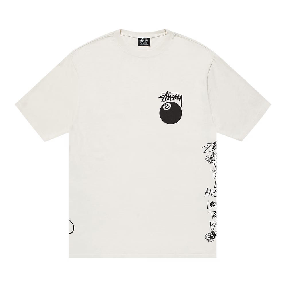 Stussy Test Strike Pigment Dyed T-Shirt Natural
