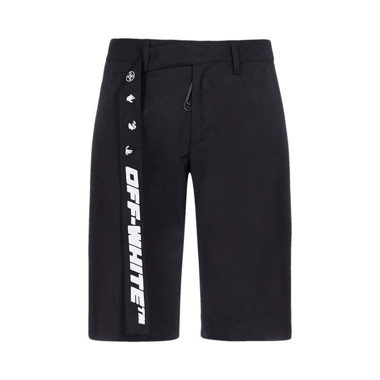 Off-White Industrial Belt Chino Shorts Black/White