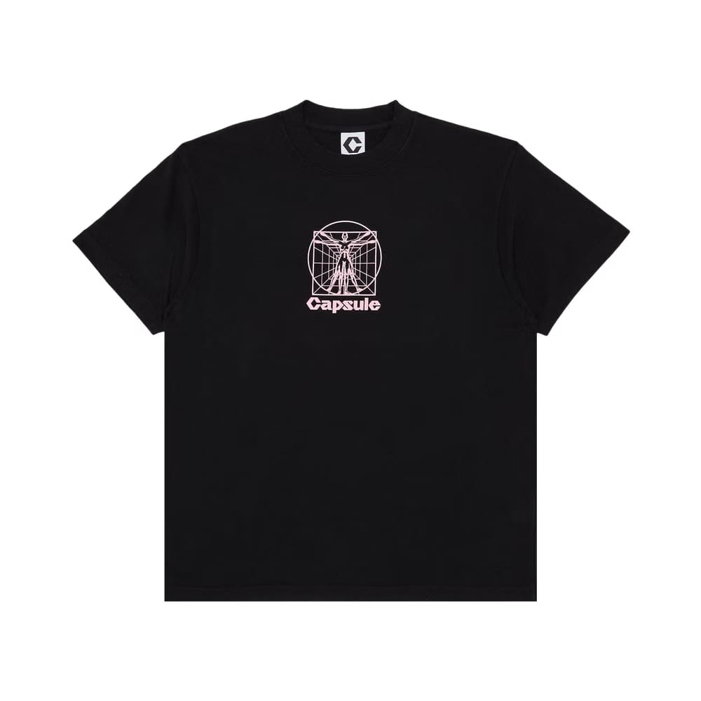 Capsule Vitruvian Icon T-Shirt Black/Pink