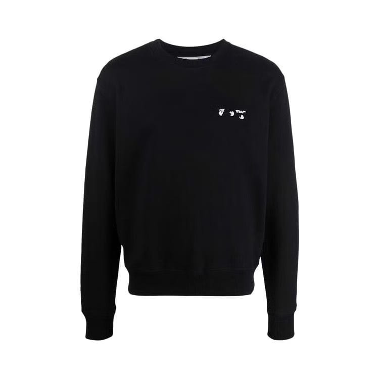 Off-White Logo Slim Crewneck Black/White