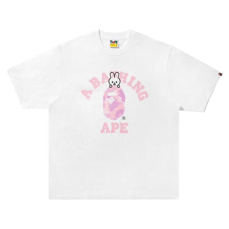 BAPE x Stray Kids Leebit College T-Shirt White