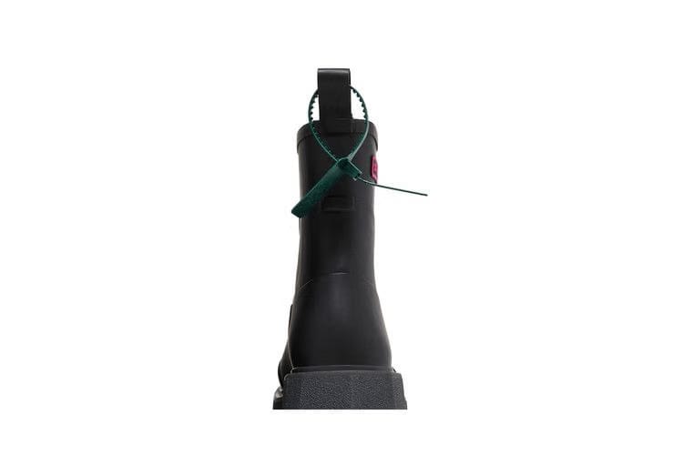 Off-White Rain Boot Black Fuchsia