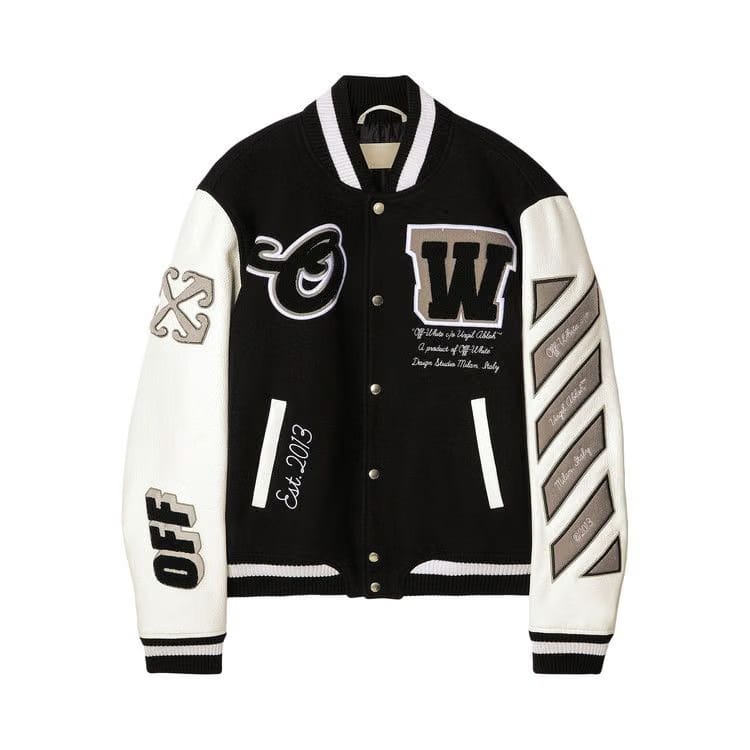 Off-White Varsity Jacket Black/Black
