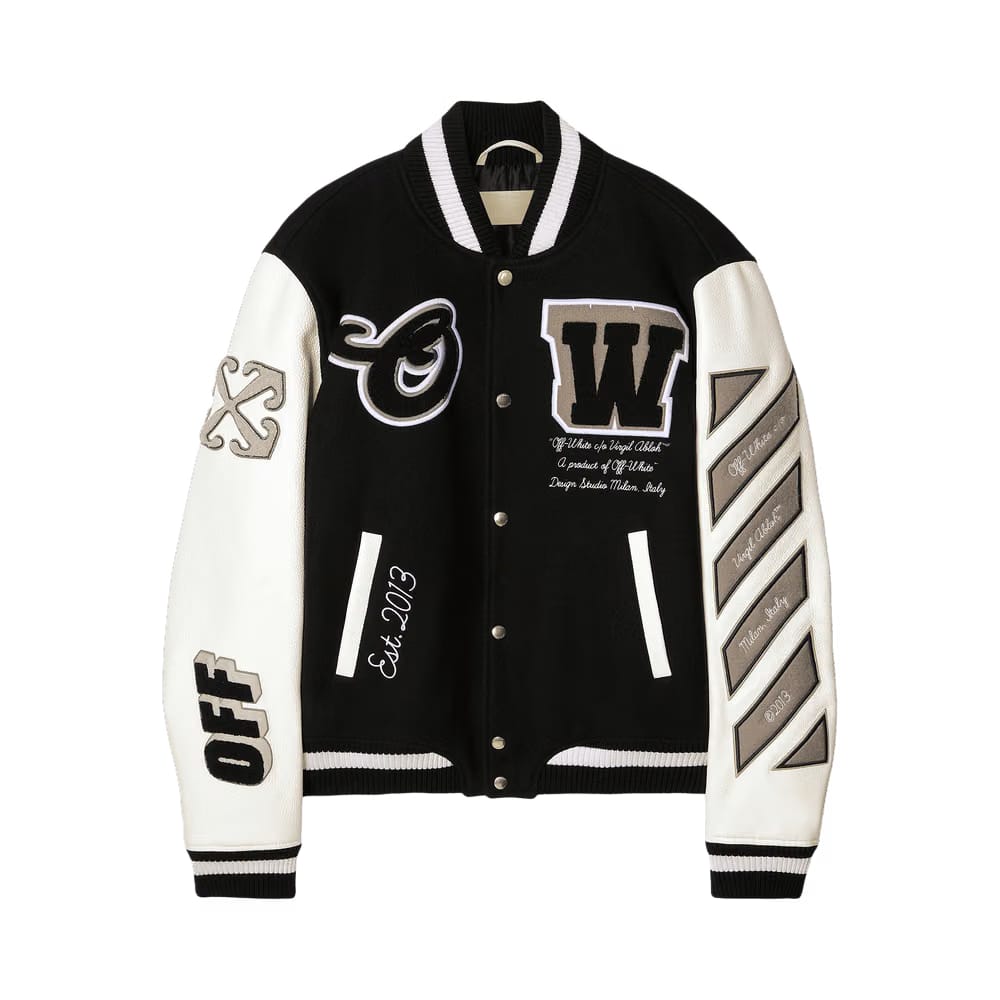 Off-White Varsity Jacket Black/Black