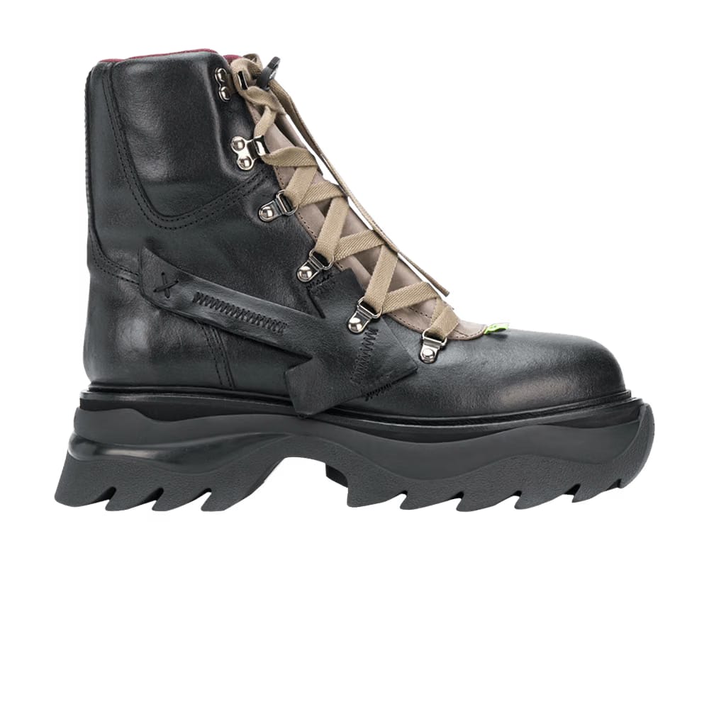 Off-White Equipment Platform Boot Black Beige