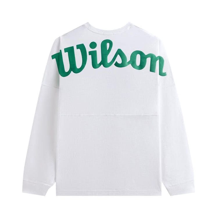 Kith x Wilson Crest Ramble Long Sleeve T-Shirt White