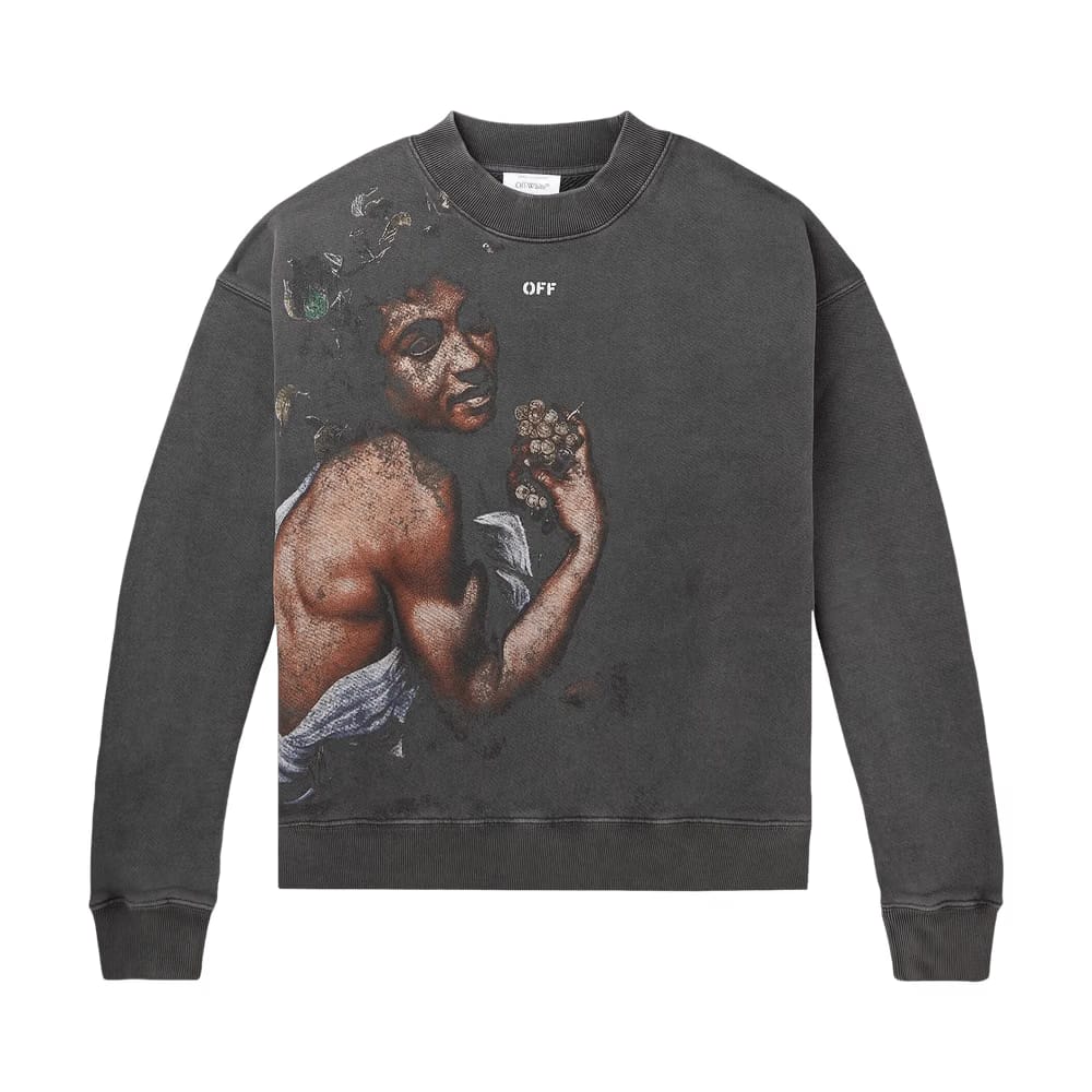 Off-White Bacchus Skate Crewneck Black/Multicolor