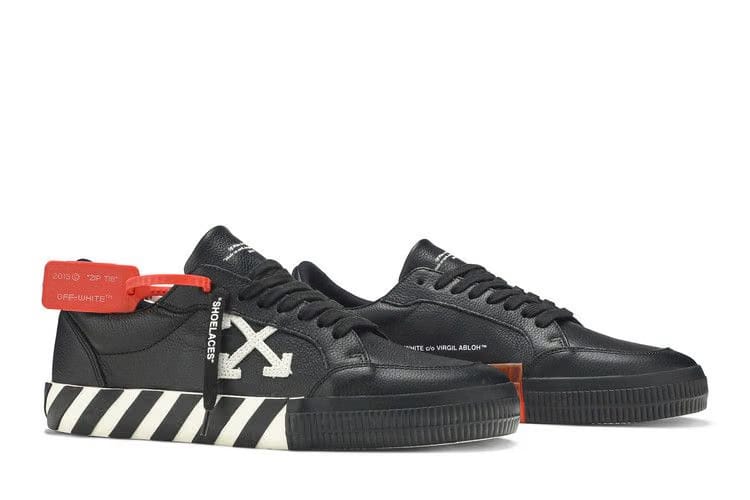 Off-White Vulcanized Low Black White