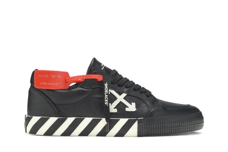 Off-White Vulcanized Low Black White